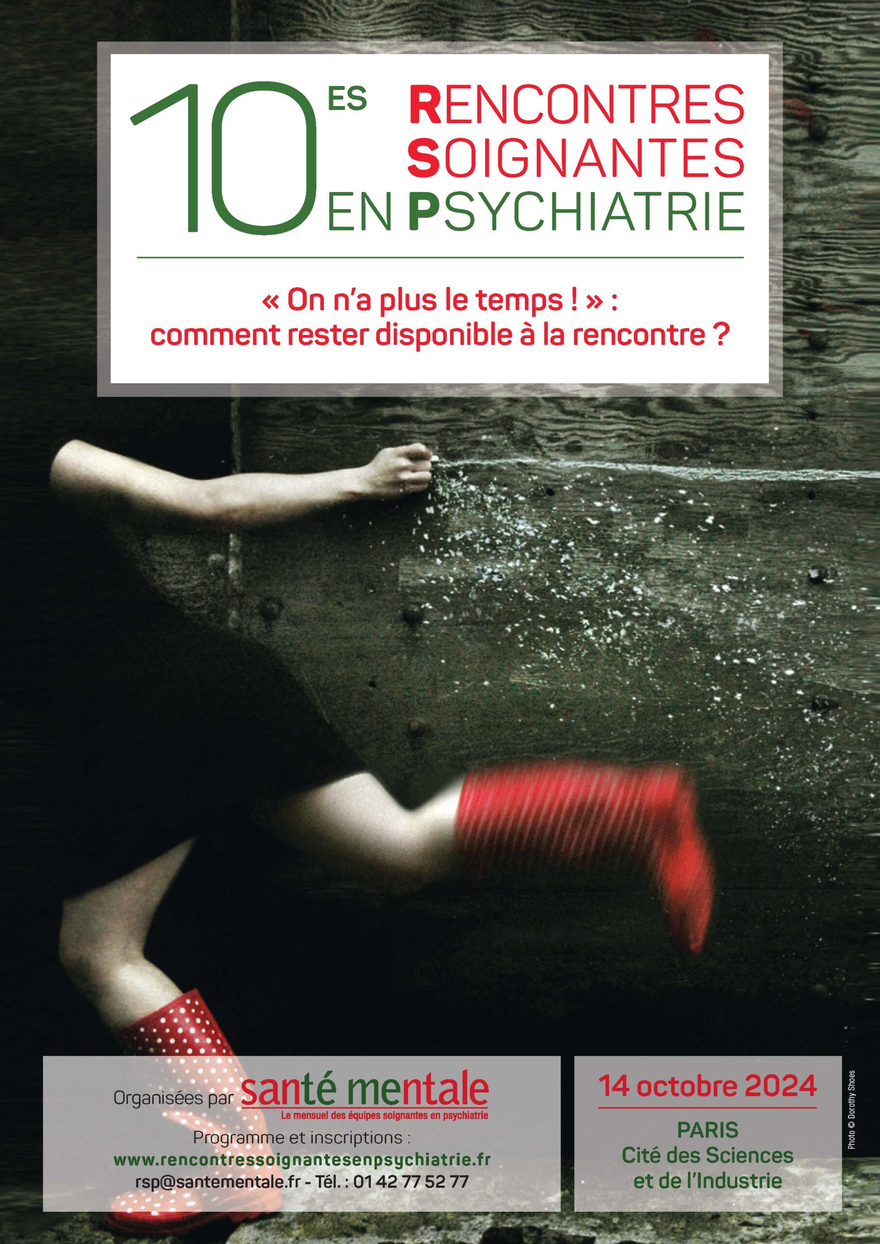 Affiche officielle 10e rencontres soignantes en Psychiatrie